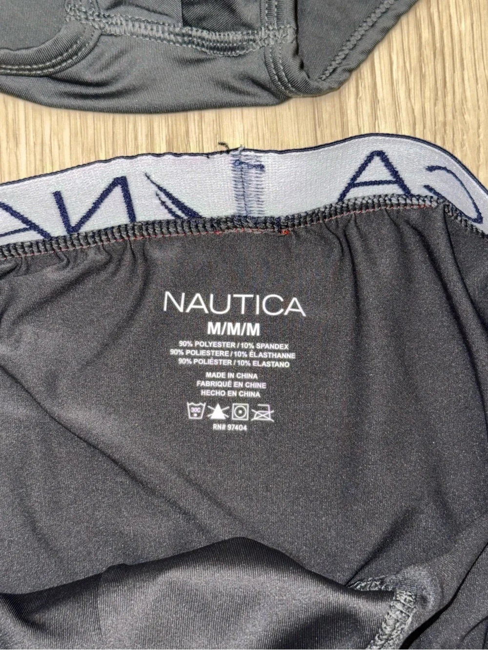 Calvin Klein Men's Medium Navy Boxer Briefs with Silver Logo Waistband Lot of 4